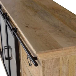 Wohnen Sideboards<Design Sideboard mit Glas Schiebetüren - Draschna