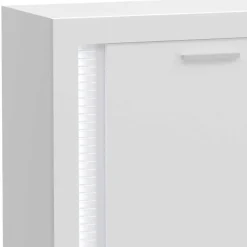 Wohnen Sideboards<Design Sideboard mit LED in Weiß Hochglanz - Gomata