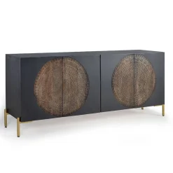 Wohnen Sideboards<Design Sideboard mit Mandala Schnitzerei - Synessa