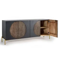 Wohnen Sideboards<Design Sideboard mit Mandala Schnitzerei - Synessa