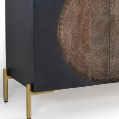 Wohnen Sideboards<Design Sideboard mit Mandala Schnitzerei - Synessa