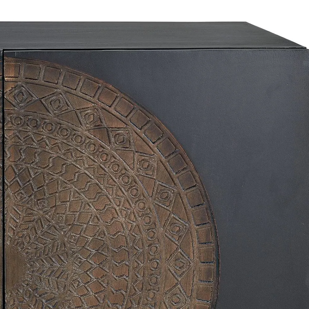 Wohnen Sideboards<Design Sideboard mit Mandala Schnitzerei - Synessa
