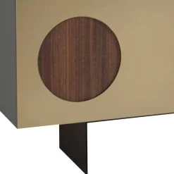 Wohnen Sideboards<Design Sideboard mit Spiegelglas in Bronze - Fino