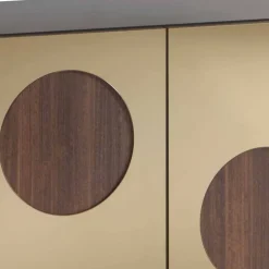 Wohnen Sideboards<Design Sideboard mit Spiegelglas in Bronze - Fino
