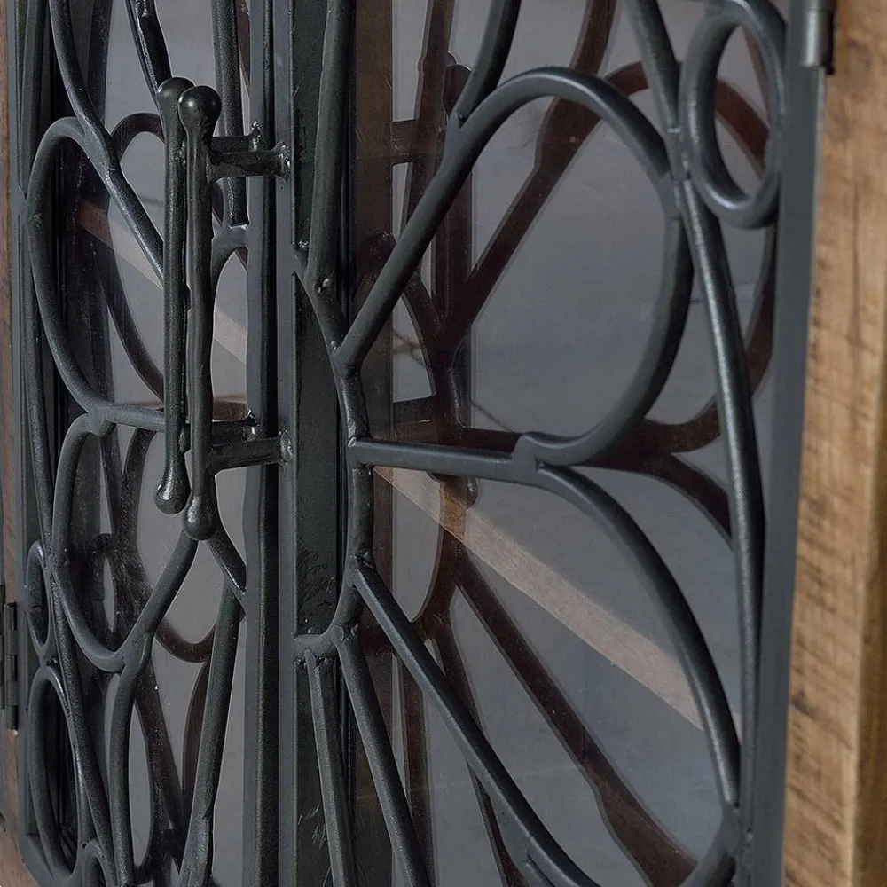 Wohnen Sideboards<Design Sideboard mit vier Glas Metalltüren - Everton