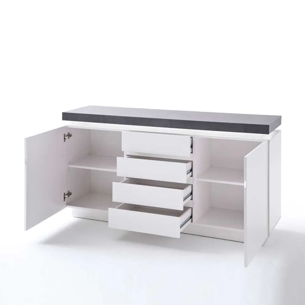 Wohnen Sideboards<Design Sideboard Rebelvo mit dimmbarer LED Beleuchtung