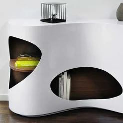 Wohnen Sideboards<Design Sideboard Regal in Weiß Hochglanz - Scarula
