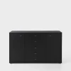Wohnen Sideboards<Design Sideboard Vironica in Schwarz