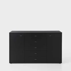 Wohnen Sideboards<Design Sideboard Vironica in Schwarz