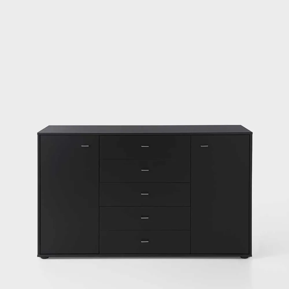 Wohnen Sideboards<Design Sideboard Vironica in Schwarz
