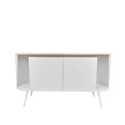 Wohnen Sideboards<Design Stahl Sideboard in Weiß - Yunike