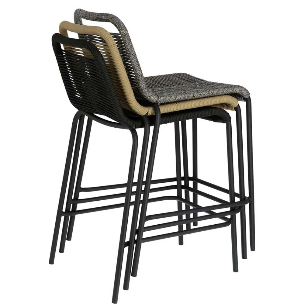 Wohnen Hocker<Design Stühle mit 62 cm Sitzhöhe - Henriette (4er Set)