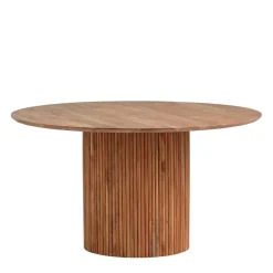 Wohnen Tische<Design Säulentisch aus Akazie Massivholz - Vespania