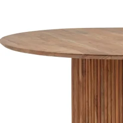 Wohnen Tische<Design Säulentisch aus Akazie Massivholz - Vespania