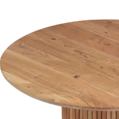 Wohnen Tische<Design Säulentisch aus Akazie Massivholz - Vespania