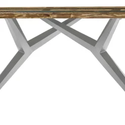 Wohnen Tische<Design Tisch mit bunter Altholzplatte Shabby - Enyi