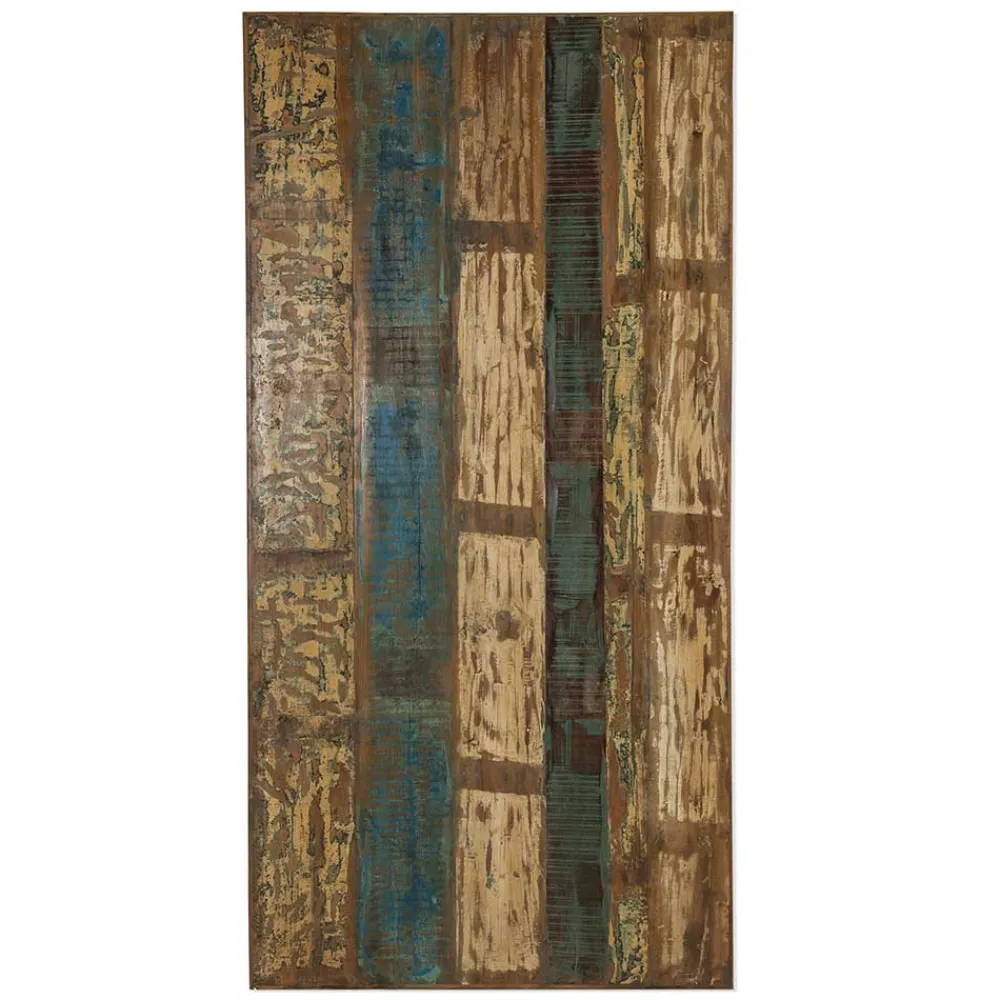 Wohnen Tische<Design Tisch mit bunter Altholzplatte Shabby - Enyi