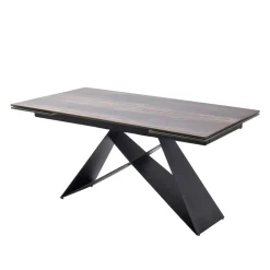 Wohnen Tische<Design Tisch mit Keramikplatte Holz Optik - Cateyna