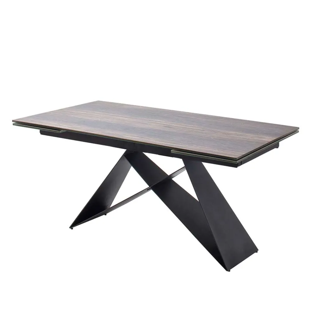 Wohnen Tische<Design Tisch mit Keramikplatte Holz Optik - Cateyna