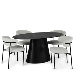 Wohnen Sitzgruppe|Tische<Design Tischgruppe modern - Vuschea (fünfteilig)