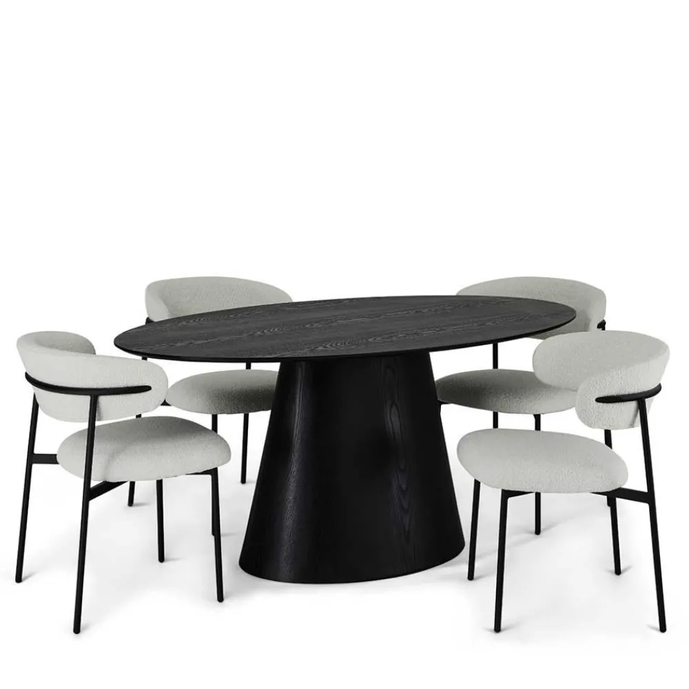 Wohnen Sitzgruppe|Tische<Design Tischgruppe modern - Vuschea (fünfteilig)