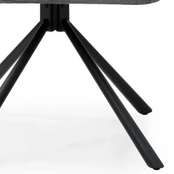 Wohnen Stühle<Design Tischsessel in Grau - drehbar - Portland S (2er Set)