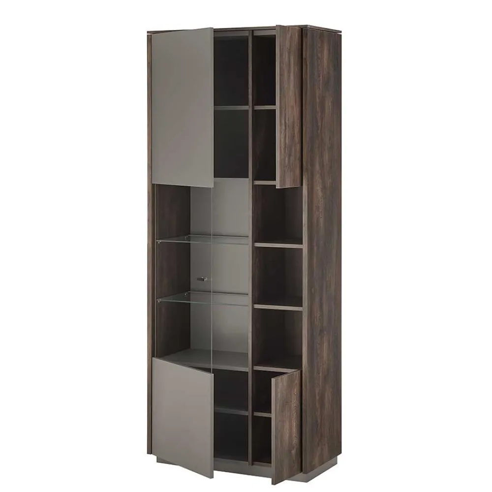 Wohnen Wohnwände<Design TV Anbauwand Möbelset - Mundo (vierteilig)