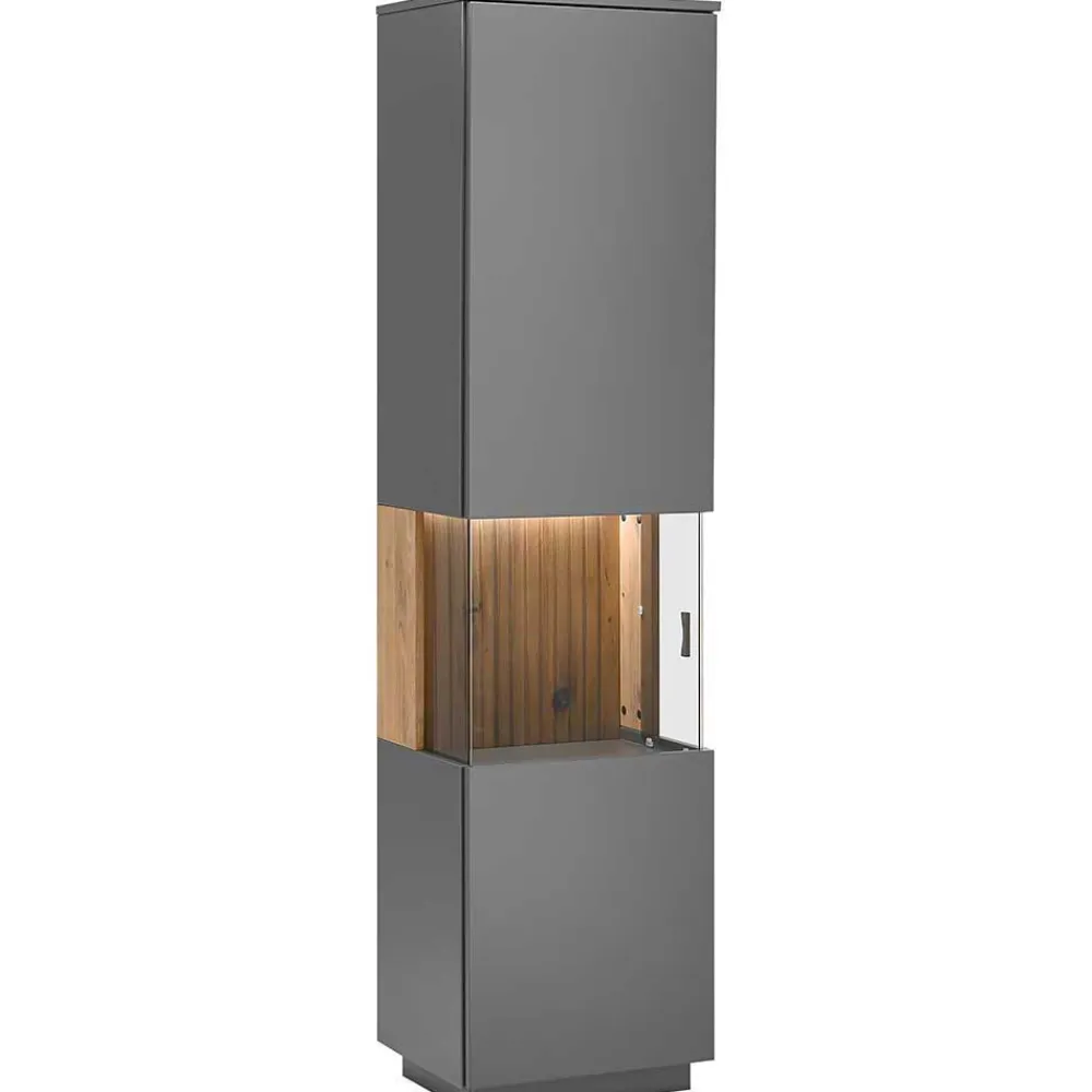Wohnen Wohnwände<Design TV Anbauwand zweifarbig - Cruzca (dreiteilig)