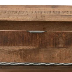 Wohnen Tv & Hifi-Möbel|Lowboards<Design TV Board aus Recyclingholz & Metall - Acira