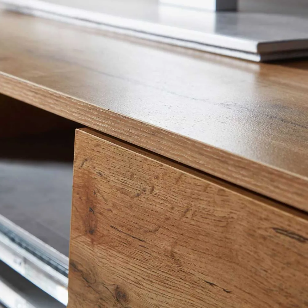 Wohnen Tv & Hifi-Möbel|Lowboards<Design TV Board in Eiche Optik - Senba