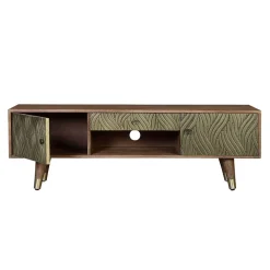 Wohnen Tv & Hifi-Möbel|Lowboards<Design TV Kommode aus Mangoholz und Metall - Filurina