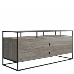 Wohnen Tv & Hifi-Möbel|Lowboards<Design TV Kommode in Eiche Grau - Midland
