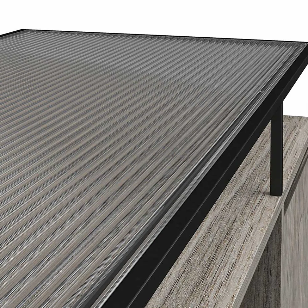Wohnen Tv & Hifi-Möbel|Lowboards<Design TV Kommode in Eiche Grau - Midland