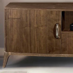 Wohnen Tv & Hifi-Möbel|Lowboards<Design TV Kommode in Nussbaum - Bosanka