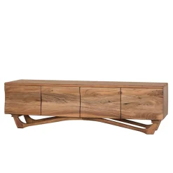 Wohnen Tv & Hifi-Möbel|Lowboards<Design TV Lowboard aus Akazie Massivholz - Endra