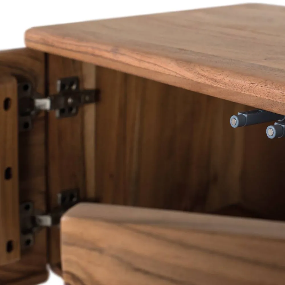 Wohnen Tv & Hifi-Möbel|Lowboards<Design TV Lowboard aus Akazie Massivholz - Endra