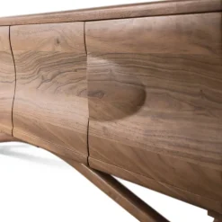 Wohnen Tv & Hifi-Möbel|Lowboards<Design TV Lowboard aus Akazie Massivholz - Endra