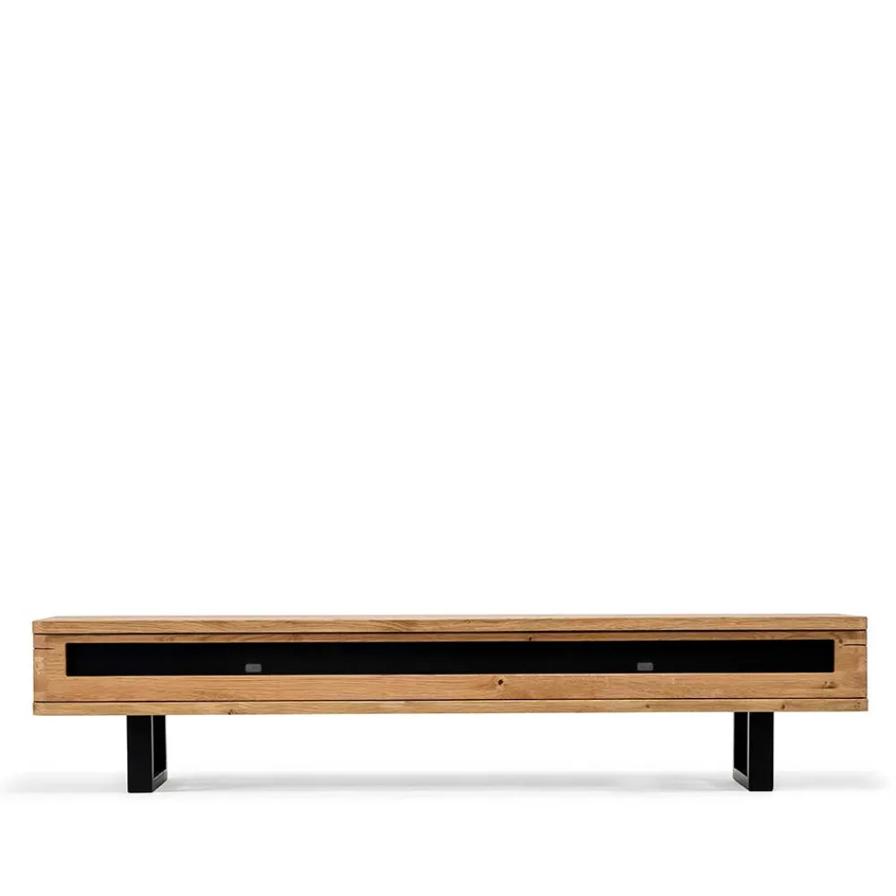 Wohnen Tv & Hifi-Möbel|Lowboards<Design TV Lowboard aus Eiche gebürstet & geölt - Ventida