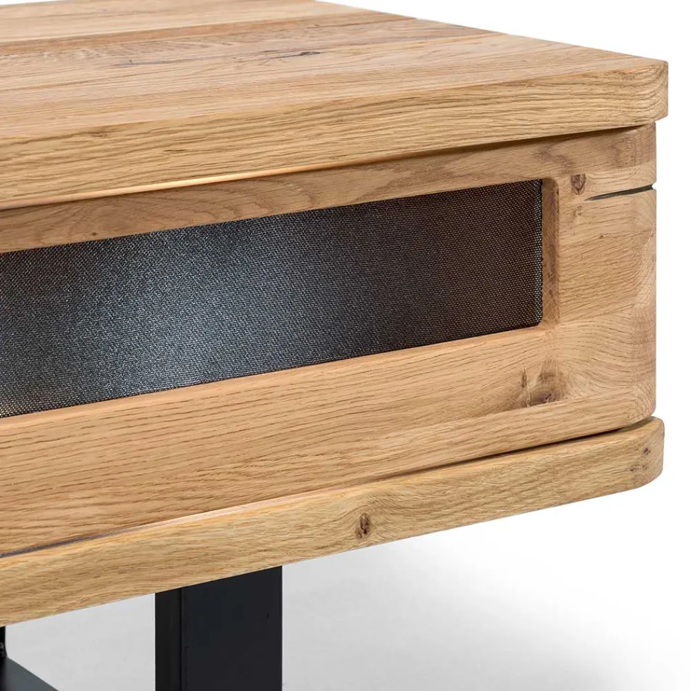 Wohnen Tv & Hifi-Möbel|Lowboards<Design TV Lowboard aus Eiche gebürstet & geölt - Ventida