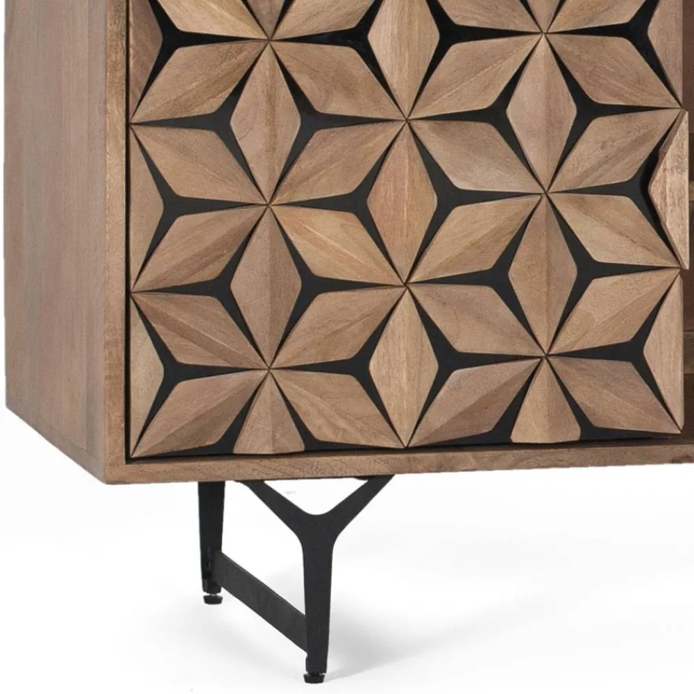 Wohnen Tv & Hifi-Möbel|Lowboards<Design TV Lowboard mit toller Frontgestaltung - Omany