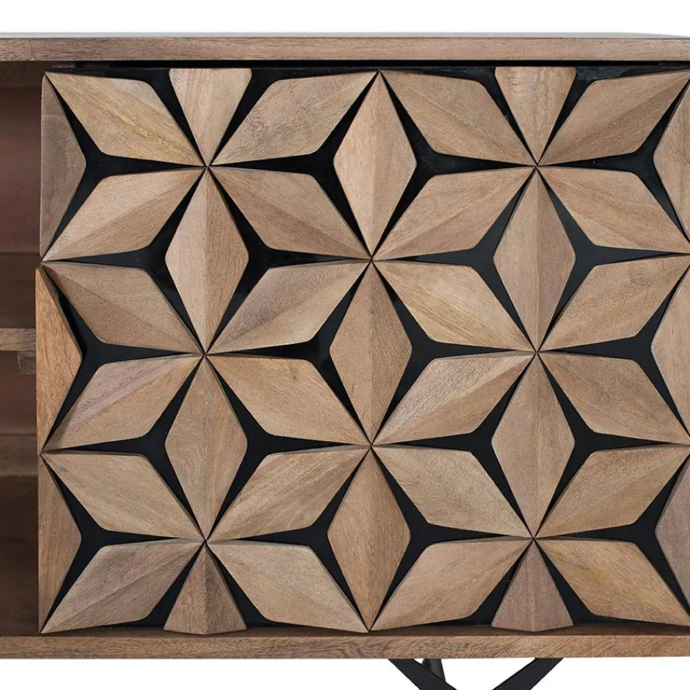 Wohnen Tv & Hifi-Möbel|Lowboards<Design TV Lowboard mit toller Frontgestaltung - Omany