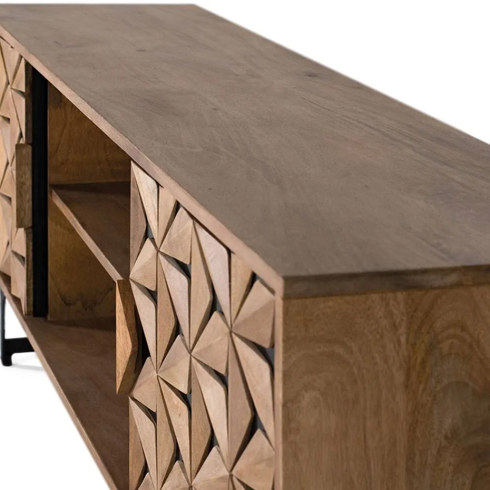 Wohnen Tv & Hifi-Möbel|Lowboards<Design TV Lowboard mit toller Frontgestaltung - Omany