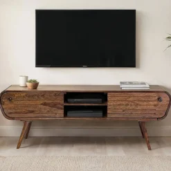 Wohnen Tv & Hifi-Möbel|Lowboards<Design TV-Board aus Sheesham Massivholz - Polariso