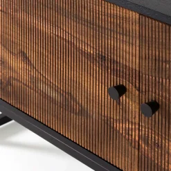 Wohnen Tv & Hifi-Möbel|Lowboards<Design TV-Lowboard aus Palisander und Mangoholz - Ondarroa