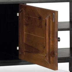 Wohnen Tv & Hifi-Möbel|Lowboards<Design TV-Lowboard aus Palisander und Mangoholz - Ondarroa