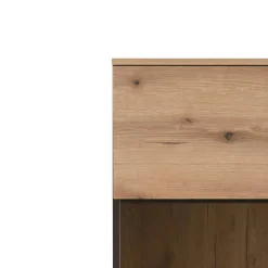 Wohnen Vitrinen<Design Vitrine in Holzoptik Eiche Natur - Brocus