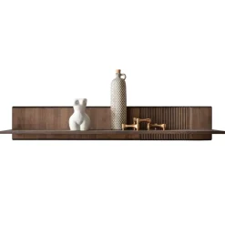 Wohnen Regale<Design Wandboard in Braun geölt - Malawi