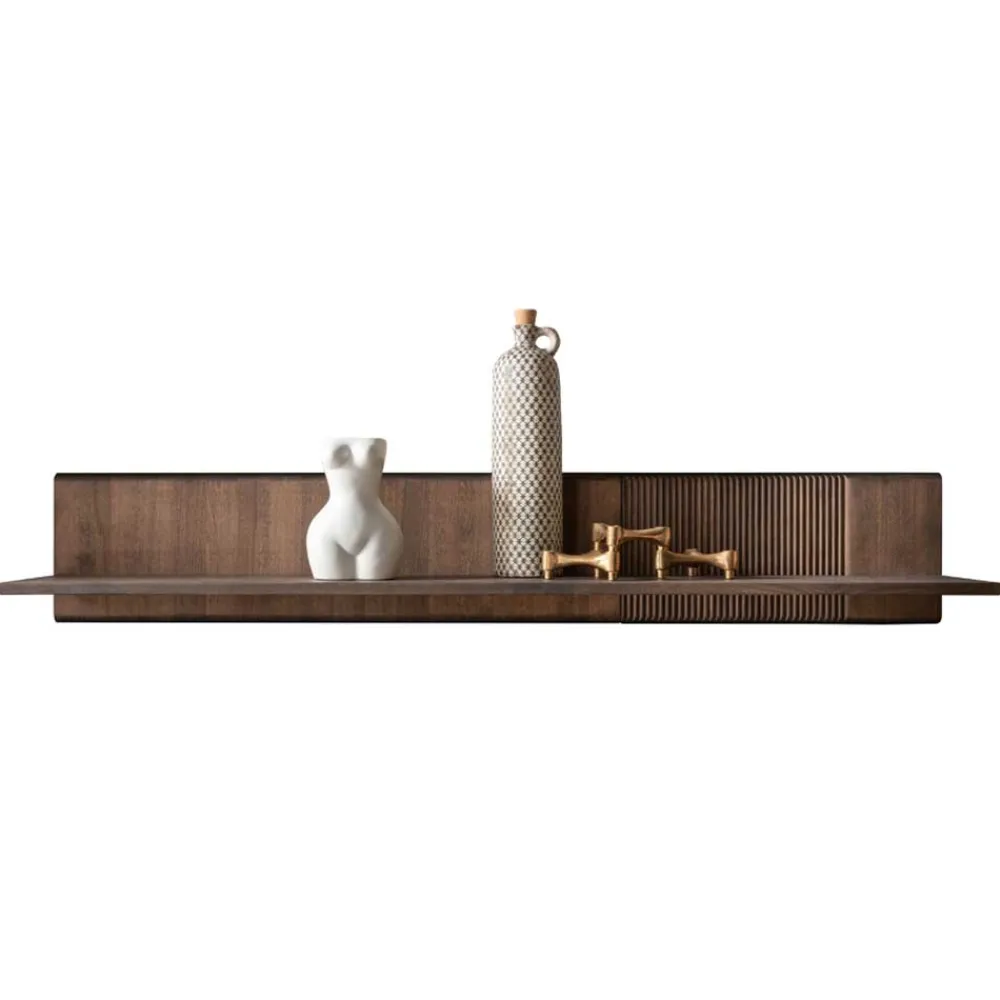 Wohnen Regale<Design Wandboard in Braun geölt - Malawi