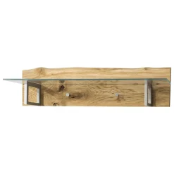 Wohnen Garderoben<Design Wandgarderobe mit Glas-Hutablage - Avidora