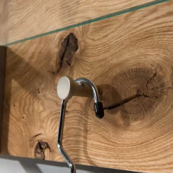Wohnen Garderoben<Design Wandgarderobe mit Glas-Hutablage - Avidora